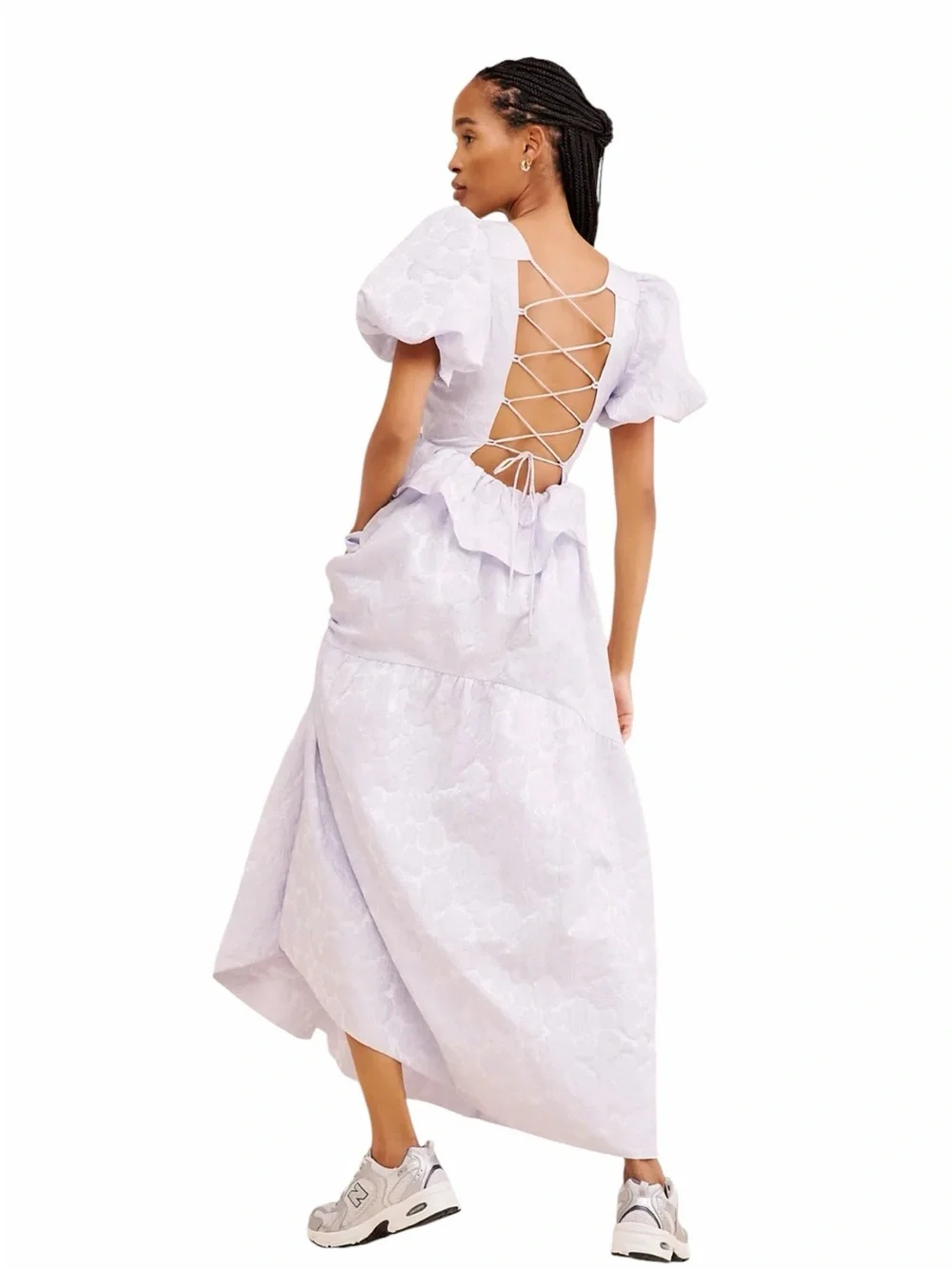 Allina Liu Edessa Jacquard Dress Size M - Picture 5 of 9